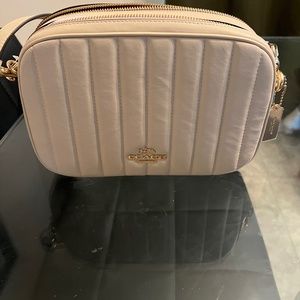 Brand New Coach Jes Linear Quilting Crossbody (Ivory)